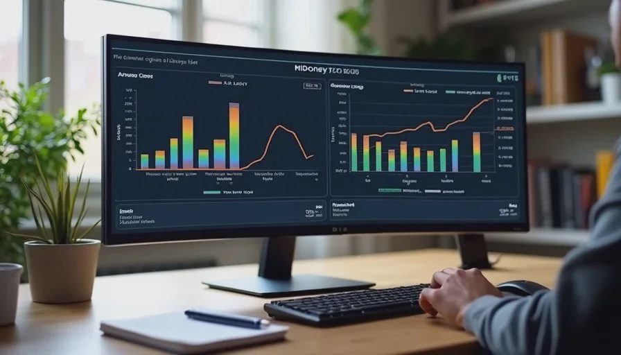 Detailed dashboard view of first-token latency and sustained throughput metrics captured during repeated AI model speed runs