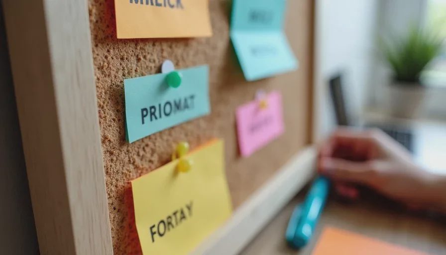 Physical task board with matched prompt cards and model name labels prepared for a three-way AI comparison