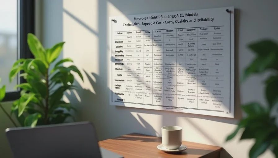 The First Fast Model Index: How We Score Speed, Cost, Quality, and Reliability