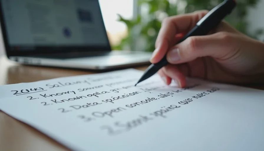 Separating documented claims from unresolved data-handling questions Handwritten notes listing known statements and open questions about AI data retention and sub-processors